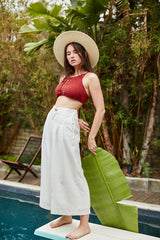 Afternoon In Paradise Culotte Pants