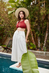 Afternoon In Paradise Culotte Pants