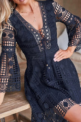 Boho High Low Lace Dress