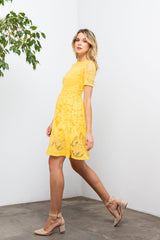 Spring And Fig Lace Midi Dress